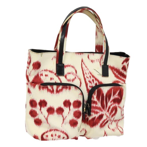 Gucci Nylon Outlet Red and Cream Handbag - Picture 2 of 11